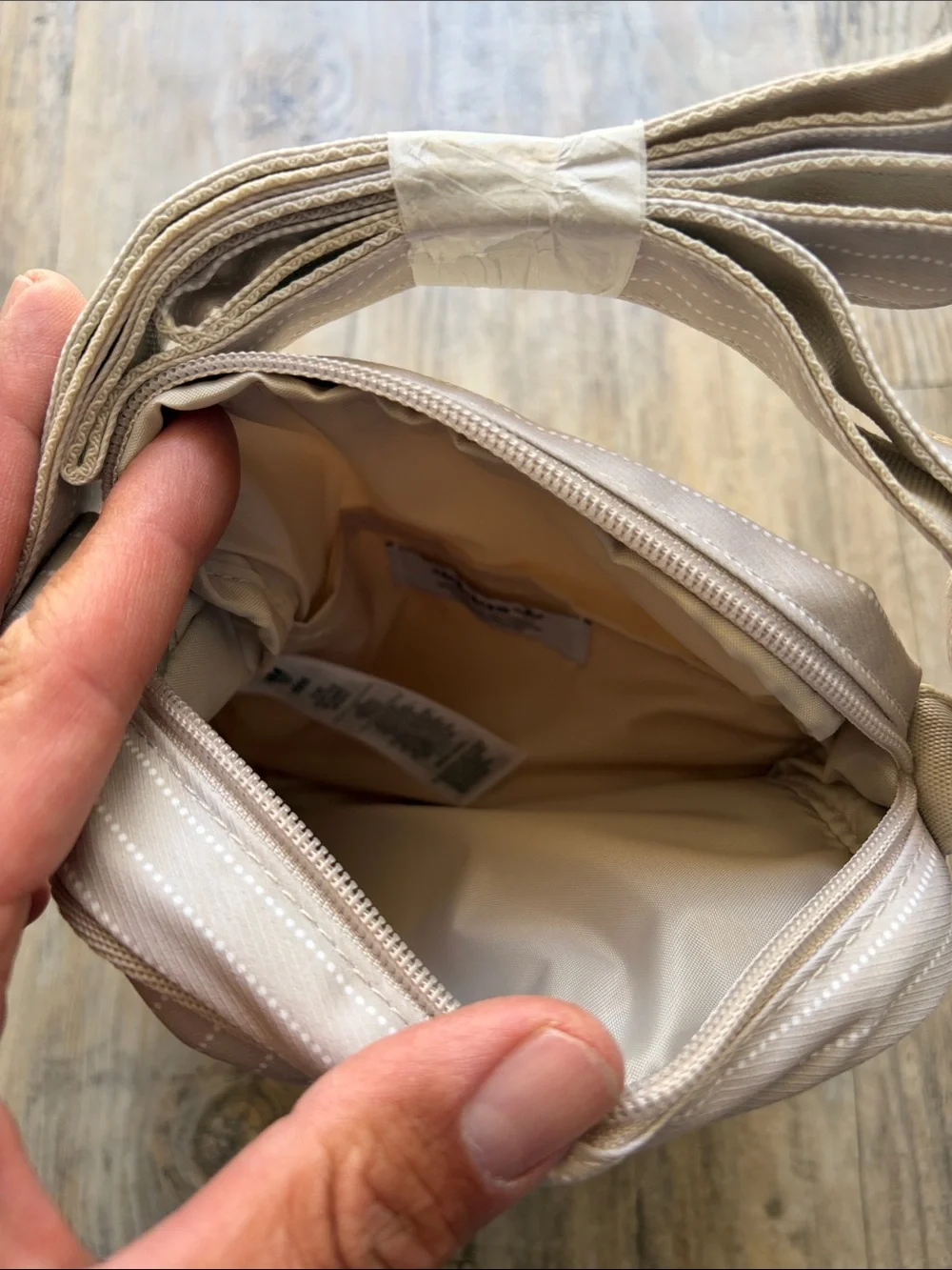 adidas Originals Beige Mini Messenger Crossbody Bag